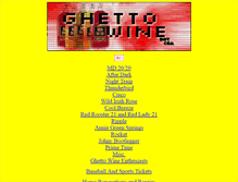 Tablet Screenshot of ghettowine.com
